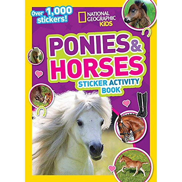 Sách National Geographic Kids Ponies And Horses Sticker Activity Book