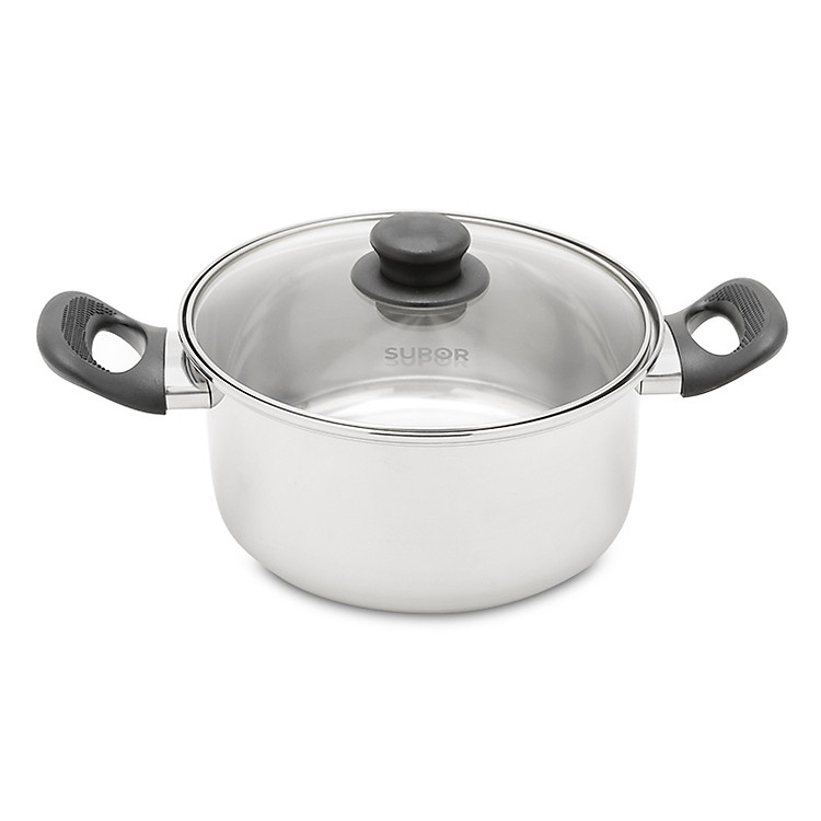 Nồi Canh Inox Nắp Kiếng Dùng Cho Bếp Từ Supor - HT10003-2 - 20Cm (3.2 Lít)
