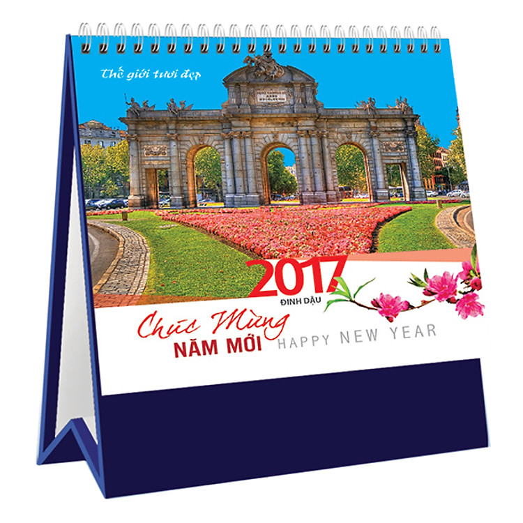 Lịch Bàn Chữ A - Thế Giới Tươi Đẹp - HT85