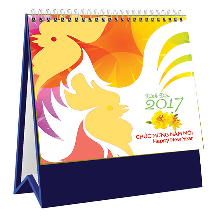 Lịch Bàn Chữ A - Sắc Màu - HT90