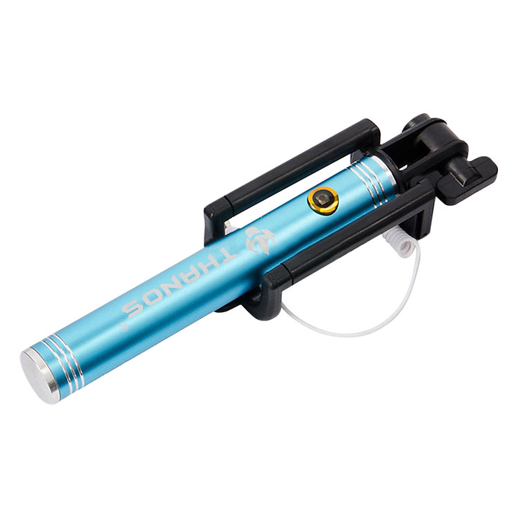 Gậy Chụp Hình Tự Sướng Hợp Kim Nhôm Thanos THANOS-ALU-BL - Xanh Dương - Hàng Nhập Khẩu