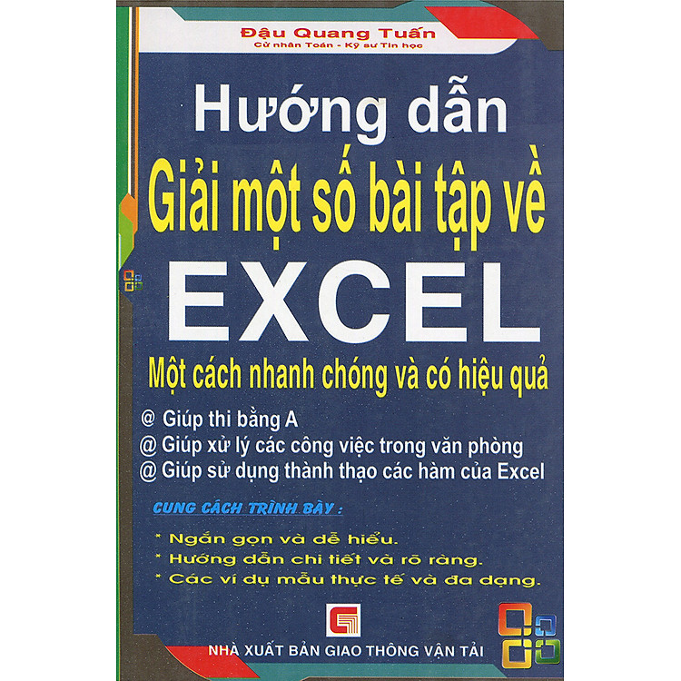 Sách Hướng Dẫn Giải Một Số Bài Tập Về Excel