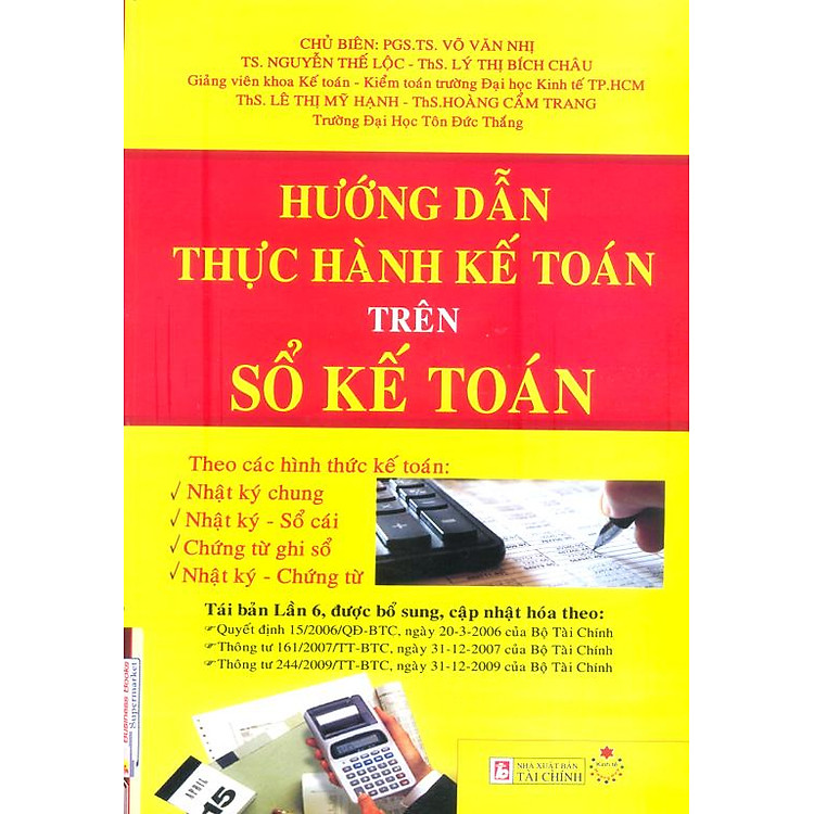 Sách Hướng Dẫn Thực Hành Kế Toán Trên Sổ Kế Toán