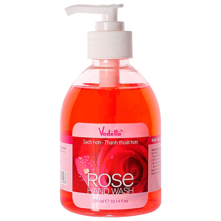 Nước Rửa Tay Vedet Hoa Hồng 500ml