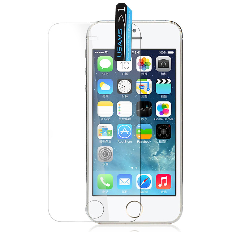 Miếng Dán Cường Lực Usams Cho Iphone 5/5S/5C (0.2mm) - Hàng Chính Hãng