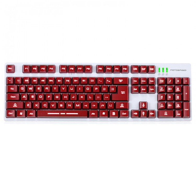 Bàn Phím Game Có Dây i-Rocks KR6260WE LED Membrane Full-size - Hàng Chính Hãng