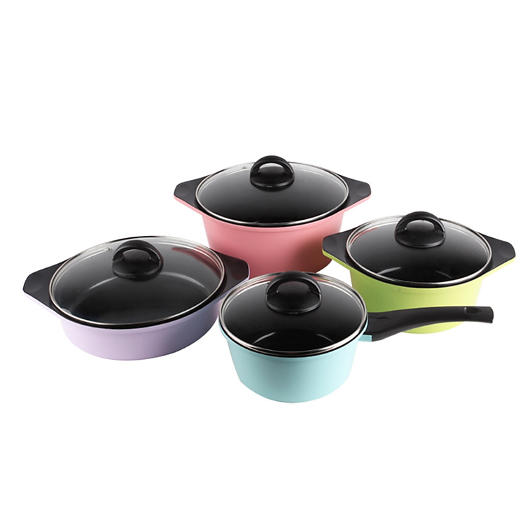 Bộ 4 Nồi Chống Dính Tráng Men Ilo-1000051