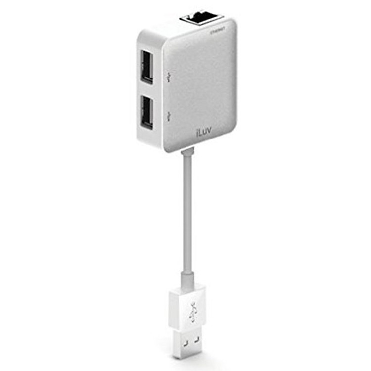 Hub 2 Cổng iLuv ICB708WHT - Hàng nhập khẩu