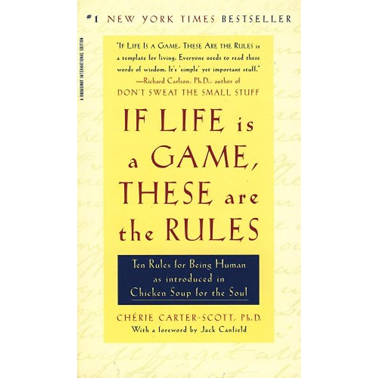 Sách If Life Is a Game, These Are the Rules: Ten Rules for Being Human