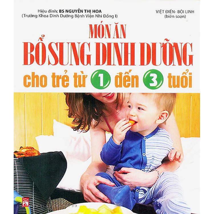 Sách Món Ăn Bổ Sung Dinh Dưỡng Cho Trẻ Từ 1 Đến 3 Tuổi