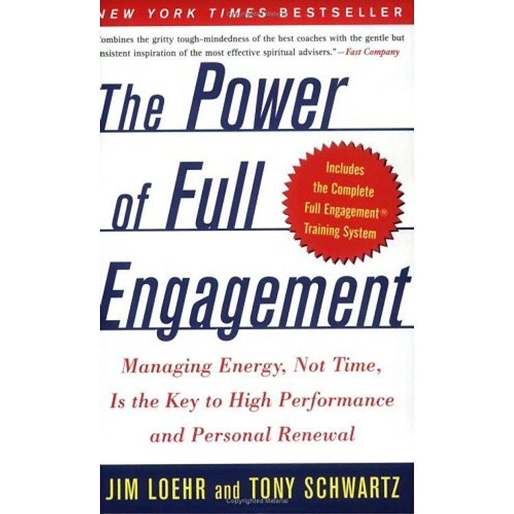 Sách The Power of Full Engagement: Managing Energy, Not Time, Is the Key to High Performance and Personal Renewal