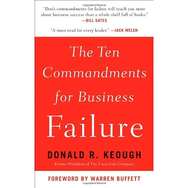 Sách The Ten Commandments for Business Failure