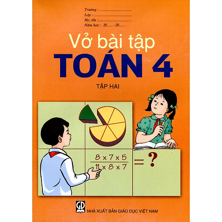 Sách Vở Bài Tập Toán Lớp 4 (Tập 2)