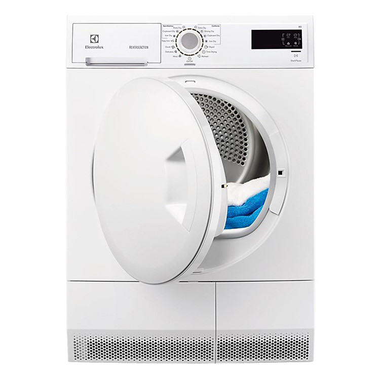 Máy Sấy Cửa Trước Electrolux EDC2086PDW (8kg) - Trắng-Hàng Chính Hãng