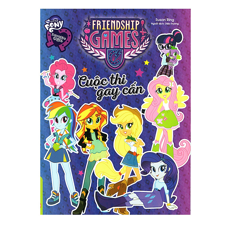 Sách My Little Pony - Rainbow Rocks - Cuộc Thi Gay Cấn (Hình Dán)
