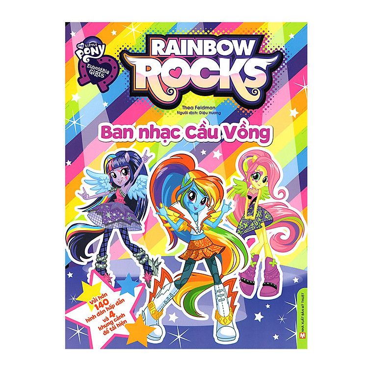 Sách My Little Pony - Rainbow Rocks - Ban Nhạc Cầu Vồng (Hình Dán)