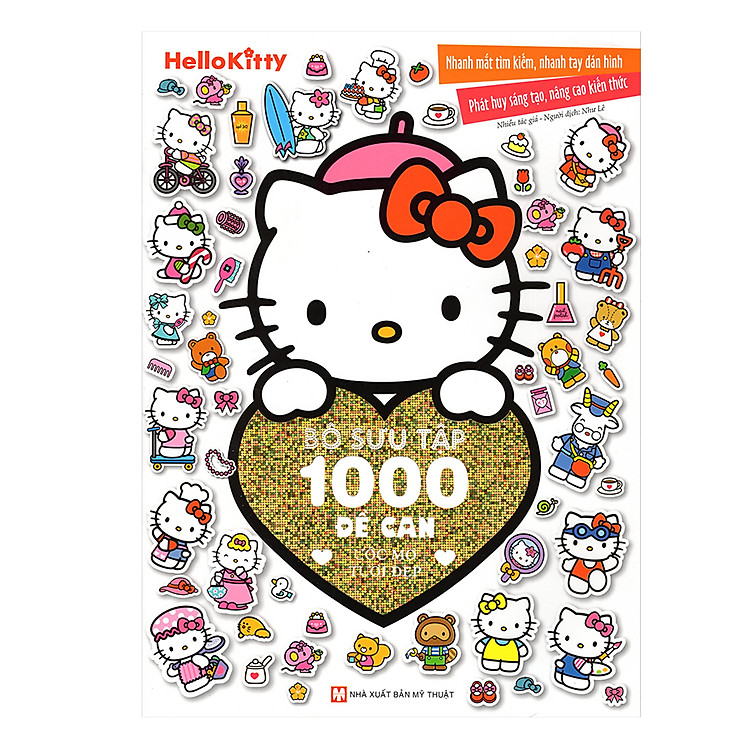 Sách Hello Kitty - Bộ Sưu Tập 1000 Đề Can - Ước Mơ Tươi Đẹp