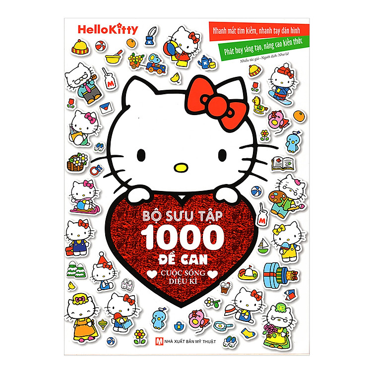 Sách Hello Kitty - Bộ Sưu Tập 1000 Đề Can - Cuộc Sống Diệu Kì