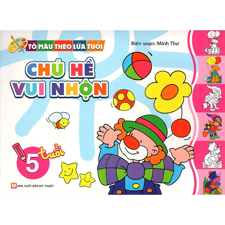 Tô Màu Theo Lứa Tuổi – Chú Hề Vui Nhộn