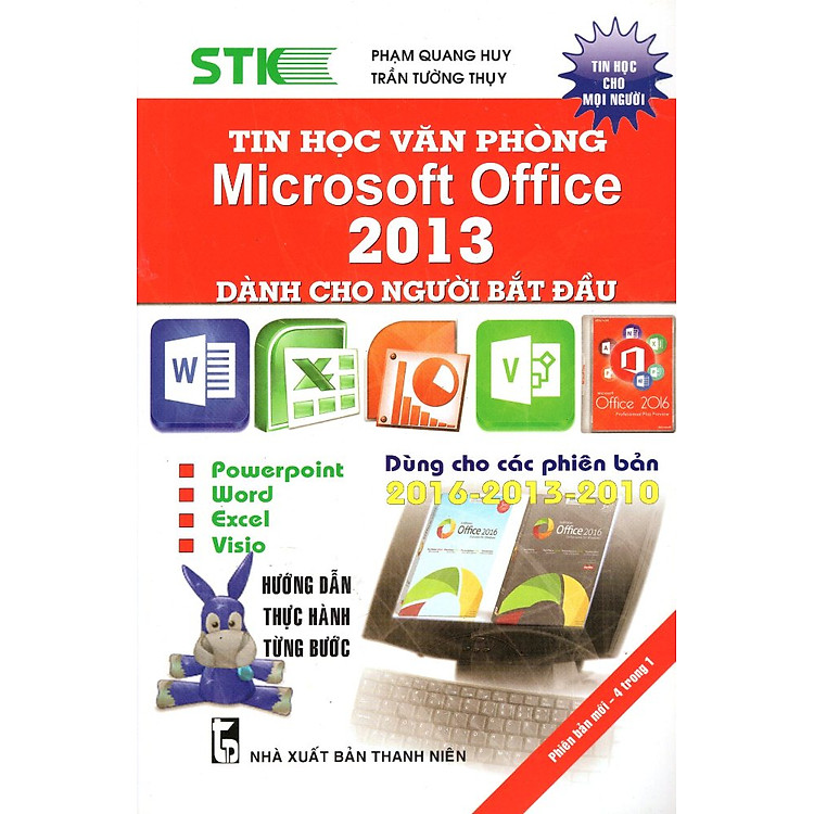 Sách Tin Học Văn Phòng Microsoft Office 2013 Dành Cho Người Bắt Đầu