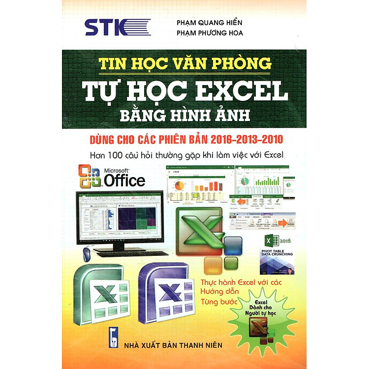 Sách Tin Học Văn Phòng Tự Học Excel Bằng Hình Ảnh