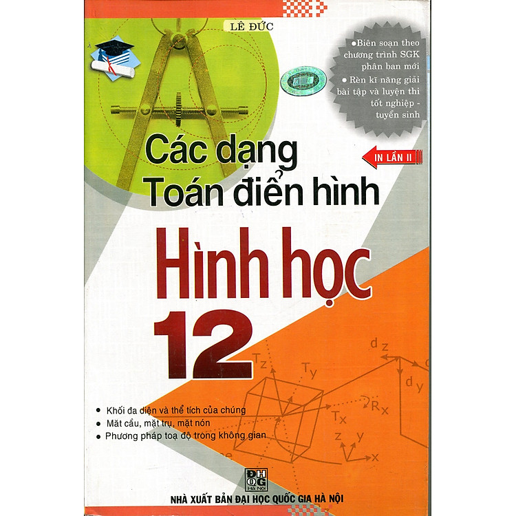 Sách Các Dạng Toán Điển Hình Hình Học Lớp 12