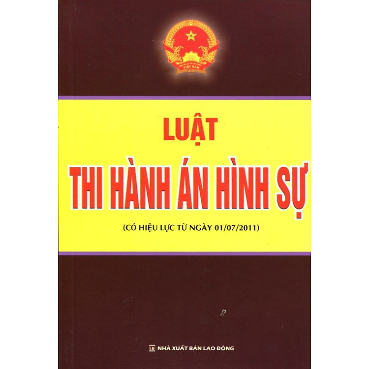 Sách Luật Thi Hành Án Hình Sự