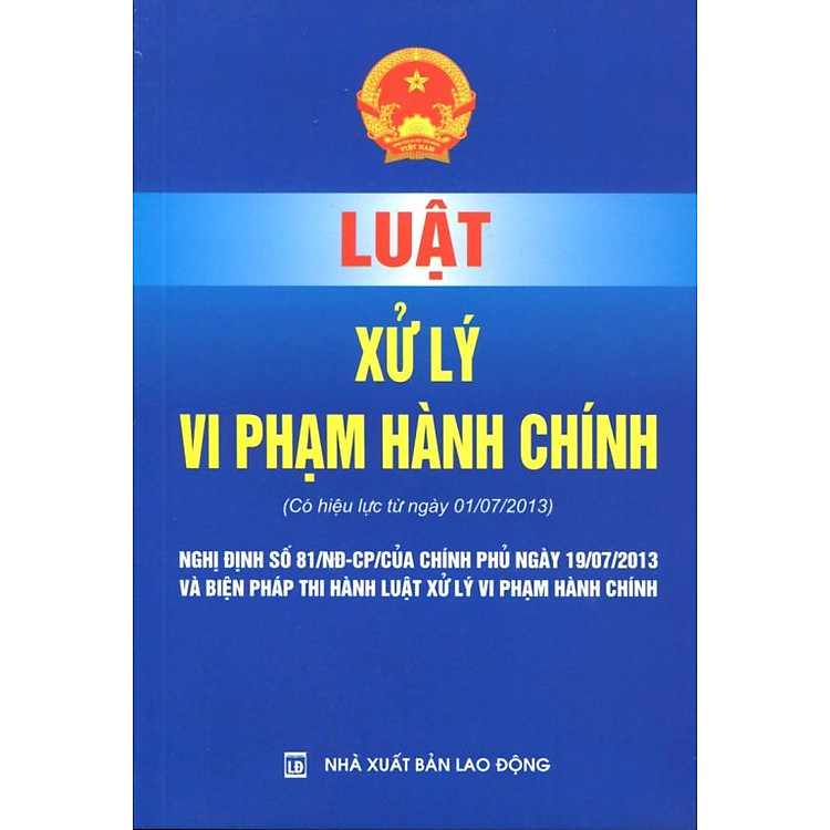 Sách Luật Xử Lý Vi Phạm Hành Chính