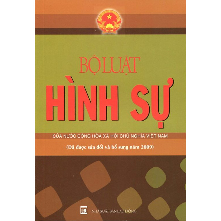 Sách Bộ Luật Hình Sự