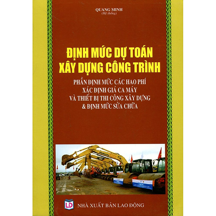 Sách Định Mức Dự Toán Xây Dựng Công Trình