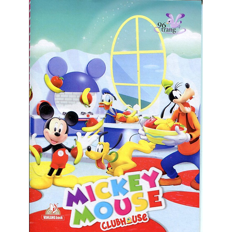 Sách Tập 96 Trang Fort - Chuột Mickey (Bloc 10 Quyển)