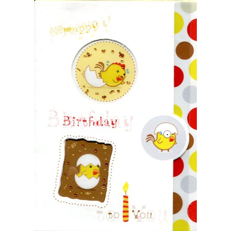 Thiệp Chúc Mừng Happy Birthday (G3-1018)