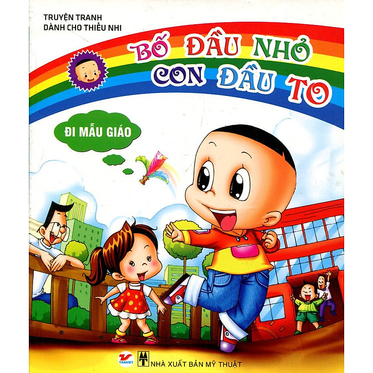 Sách Bố Đầu Nhỏ Con Đầu To - Đi Mẫu Giáo