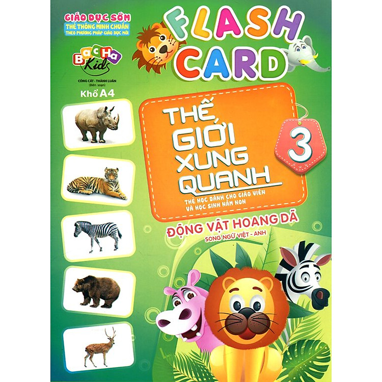 Flashcard Thế Giới Xung Quanh 3 - Động Vật Hoang Dã