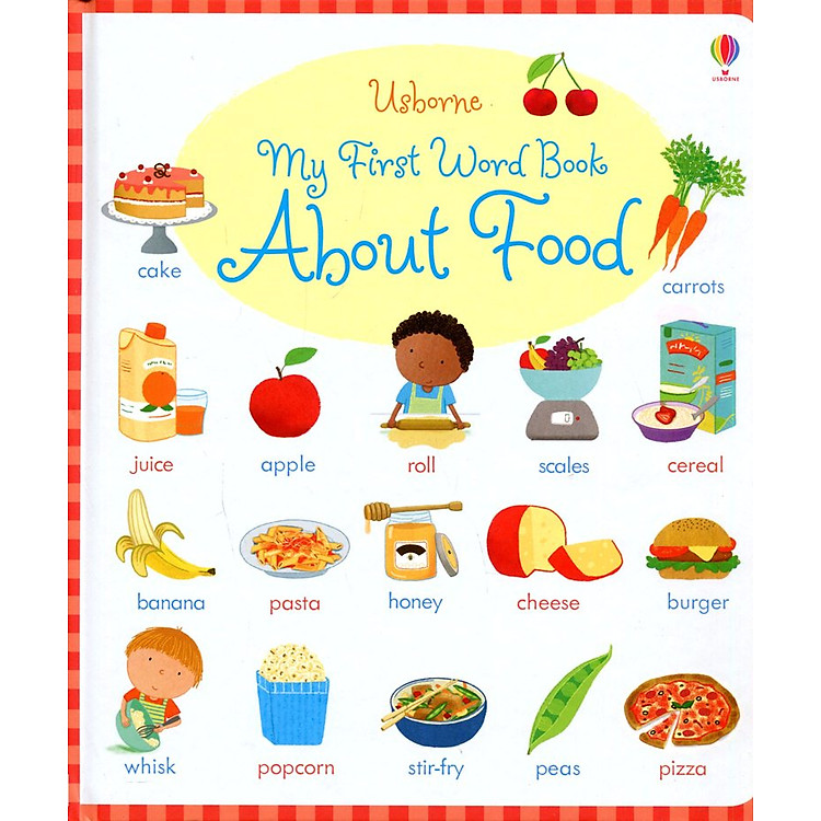 Sách Usborne My First Word Book About Food