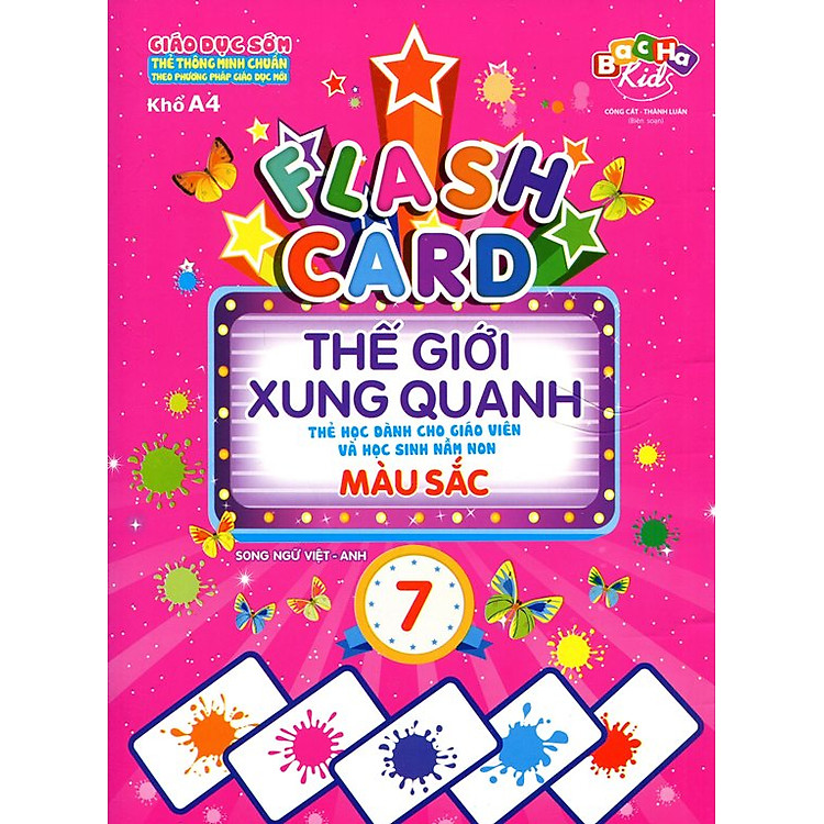 Flashcard Thế Giới Xung Quanh 7 - Màu Sắc