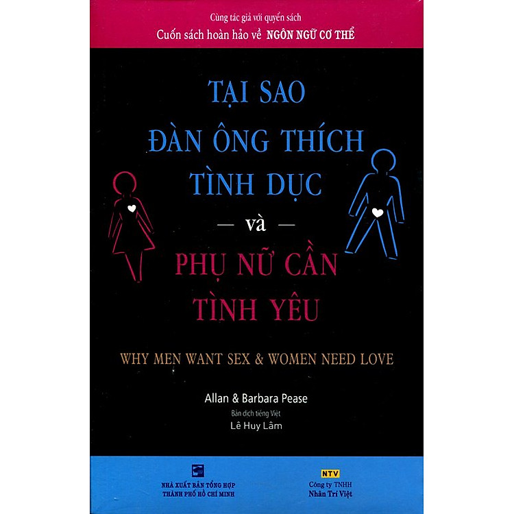 Sách Tại Sao Đàn Ông Thích Tình Dục Và Phụ Nữ Cần Tình Yêu (Tái Bản 2017)