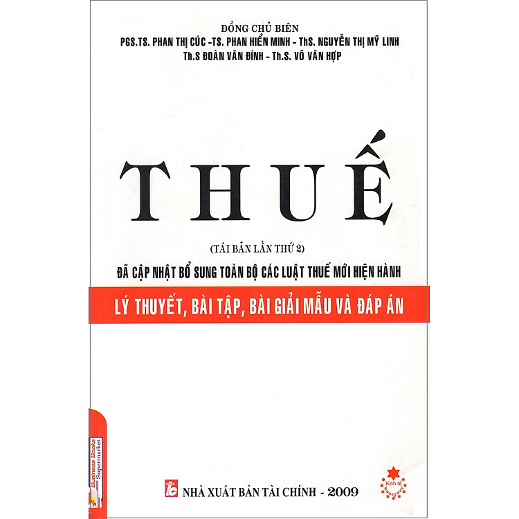 Sách Thuế - Lý Thuyết, Bài Tập, Bài Giải Mẫu Và Đáp Án