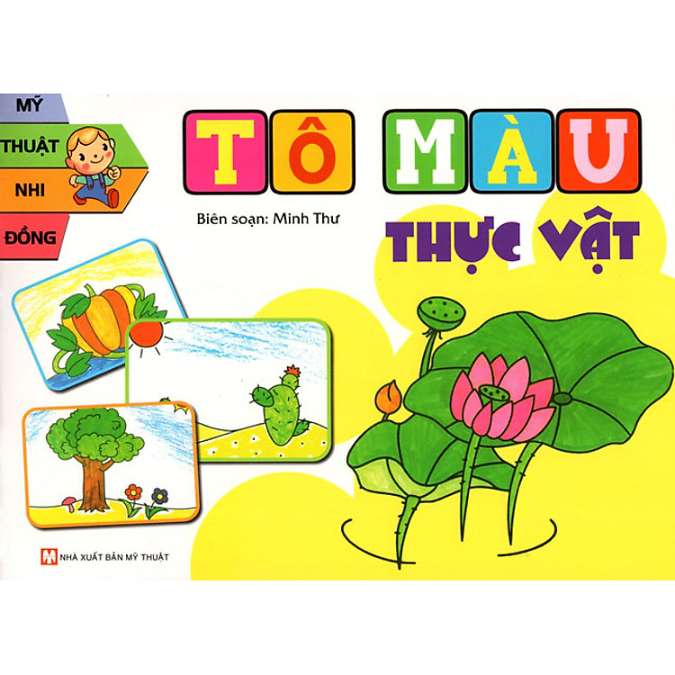 Mỹ Thuật Nhi Đồng – Tô Màu Thực Vật