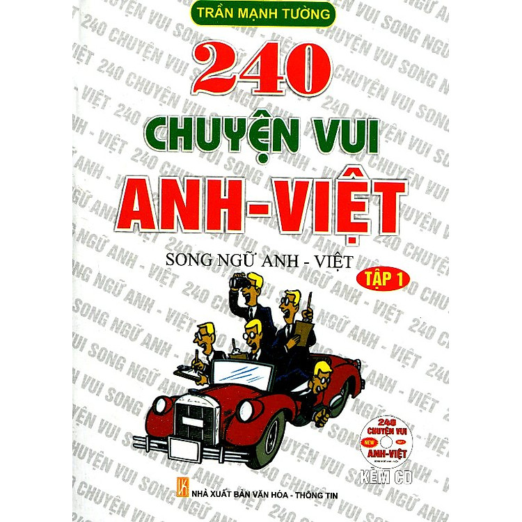 Sách 240 Chuyện Vui (Song Ngữ Anh - Việt Tập 1) - Kèm CD