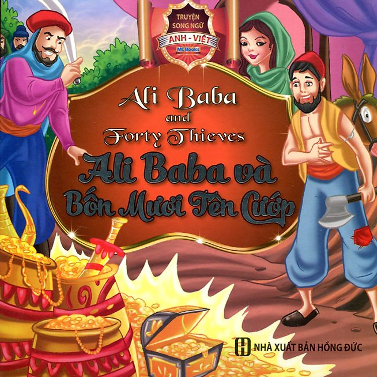 Sách Ali Baba Và Bốn Mươi Tên Cướp (Song Ngữ Anh - Việt)
