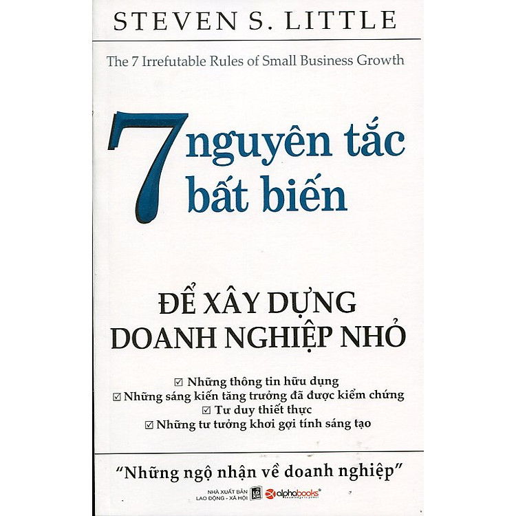 Sách 7 Nguyên Tắc Bất Biến Để Xây Dựng Doanh Nghiệp Nhỏ
