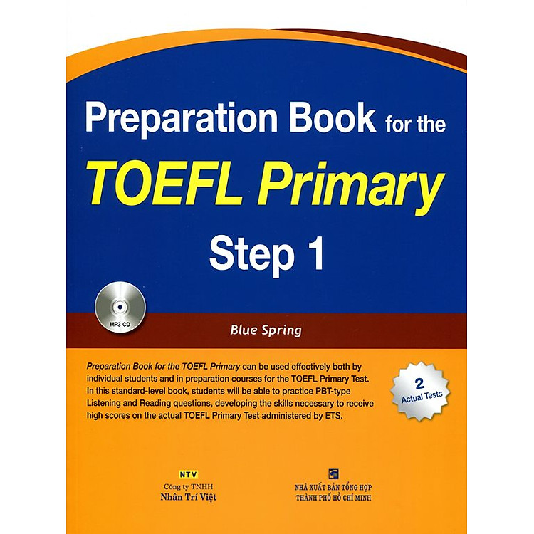 Sách Preparation Book For TOEFL Primary Step 1 (Kèm CD Hoặc File MP3)