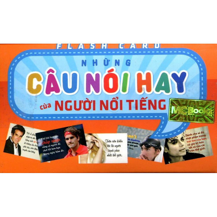 Sách Hộp Flash Card Những Câu Nói Hay Của Người Nổi Tiếng (Song Ngữ Anh - Việt)