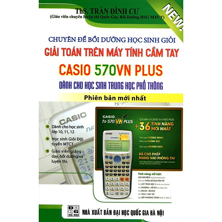Sách Giải Toán Trên Máy Tính Cầm Tay Casio 570VN Plus