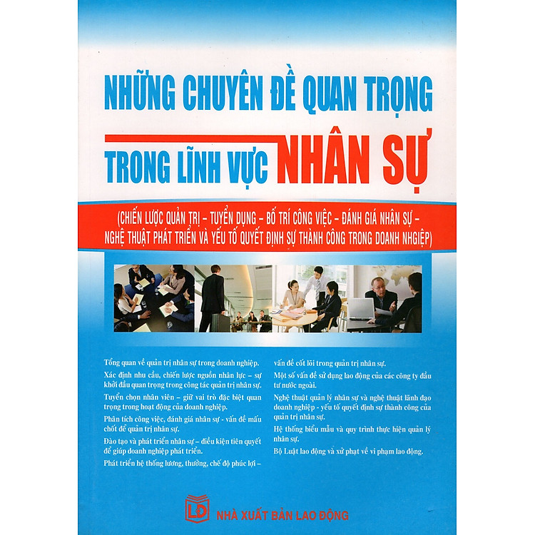 Sách Những Chuyên Đề Quan Trọng Trong Lĩnh Vực Nhân Sự