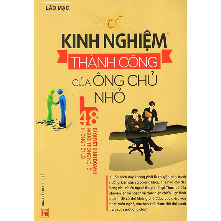 Sách Kinh Nghiệm Thành Công Của Ông Chủ Nhỏ