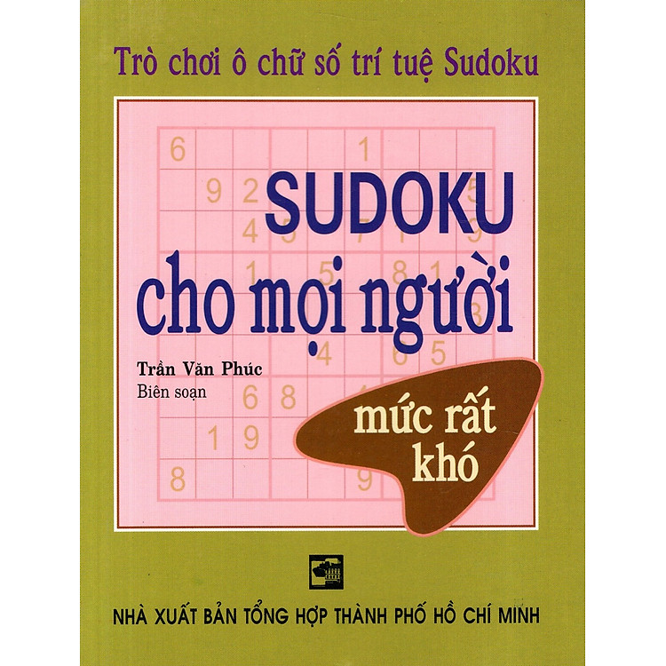 Sách Sudoku Cho Mọi Người (Mức Rất Khó)