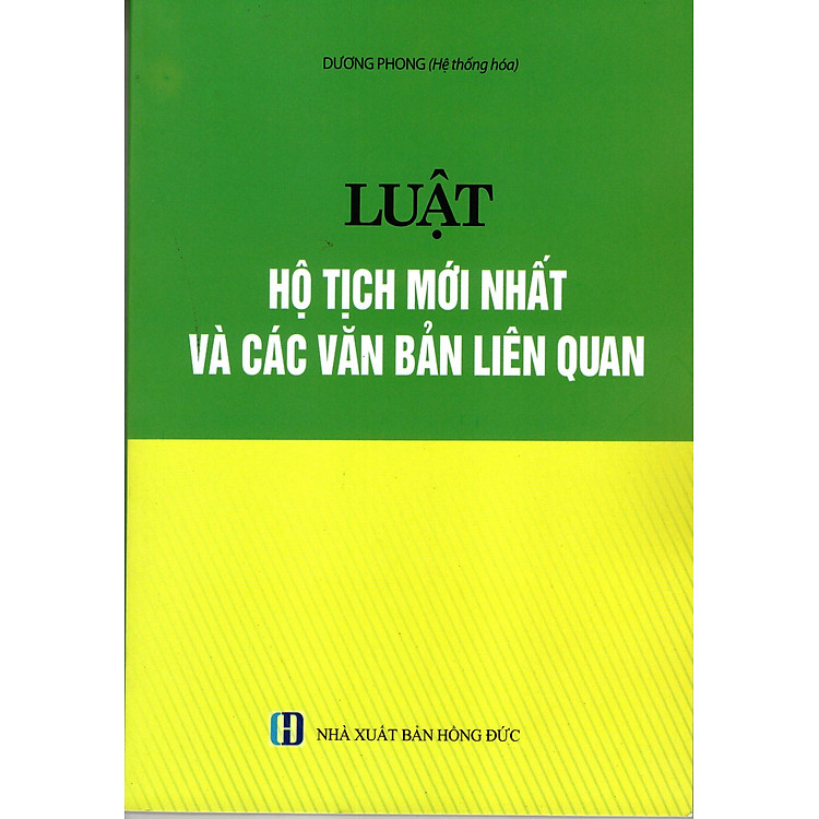Sách Luật Hộ Tịch Mới Nhất Và Các Văn Bản Liên Quan