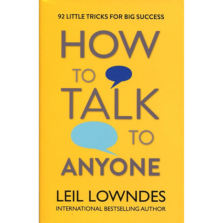 [Hàng thanh lý miễn đổi trả] Sách How To Talk To Anyone